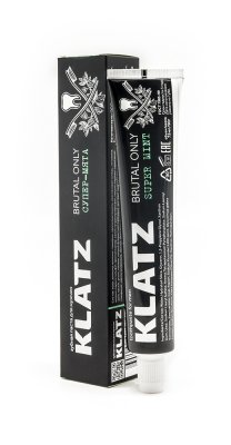 Купить klatz (клатц) зубная паста для мужчин супер-мята, 75мл в Павлове