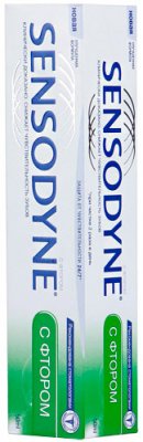 Купить сенсодин (sensodyne) зубная паста фтор, 50мл (глаксосмиткляйн, соединенное королевство великобритании и северной ирландии) в Павлове