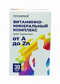 Купить витаминно-минеральный комплекс для мужчин от а до zn консумед (consumed), капсулы 580мг, 30 шт бад в Павлове