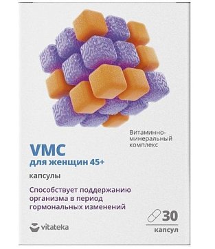 Витаминно-минеральный комплекс для женщин 45+ VMC Витатека капсулы 664мг 30шт БАД