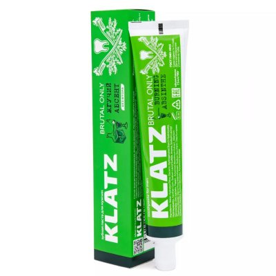 Купить klatz (клатц) зубная паста для мужчин жгучий абсент, 75мл в Павлове