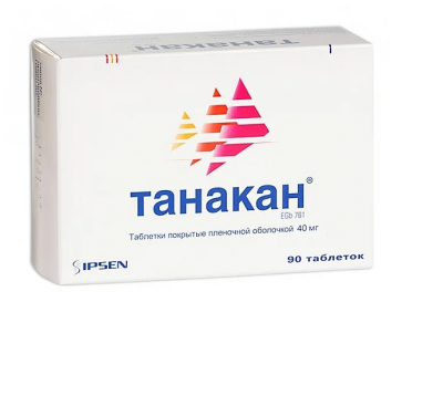Купить танакан, таблетки, покрытые пленочной оболочкой 40мг, 90 шт в Павлове