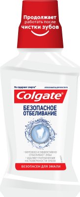 Купить колгейт (colgate) ополаскиватель для полости рта безопасное отбеливание, 250 мл в Павлове