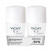 Купить vichy (виши) дезодорант шариковый 48 часов для чуствительной кожи 50мл 2 шт в Павлове