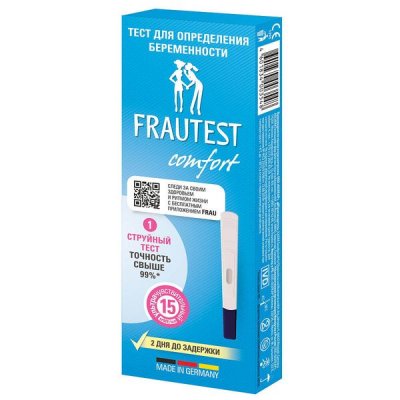 Купить тест для определения беременности frautest (фраутест) comfort кассетный, 1 шт в Павлове