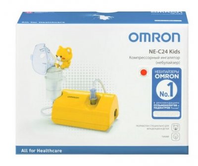 Купить ингалятор компрессорный omron (омрон) compair с24 kids (ne-c801kd) в Павлове
