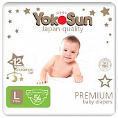 Купить yokosun premium (йокосан) подгузники размер l (9-13 кг) 54шт в Павлове