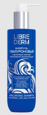 Купить librederm (либридерм) гиалуроновый шампунь интенсивное увлажнение с аргановым маслом, 250мл в Павлове