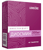 Купить биостандарт диосмин леколайк, таблетки массой 550мг 40шт бад в Павлове