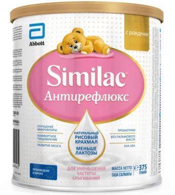 Купить симилак (similac) антирефлюкс, смесь молочная, с рождения 375г в Павлове