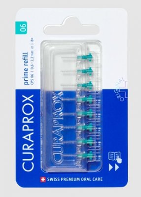 Купить curaprox (курапрокс) набор ершиков межзубных prime refill, cps06 8шт в Павлове